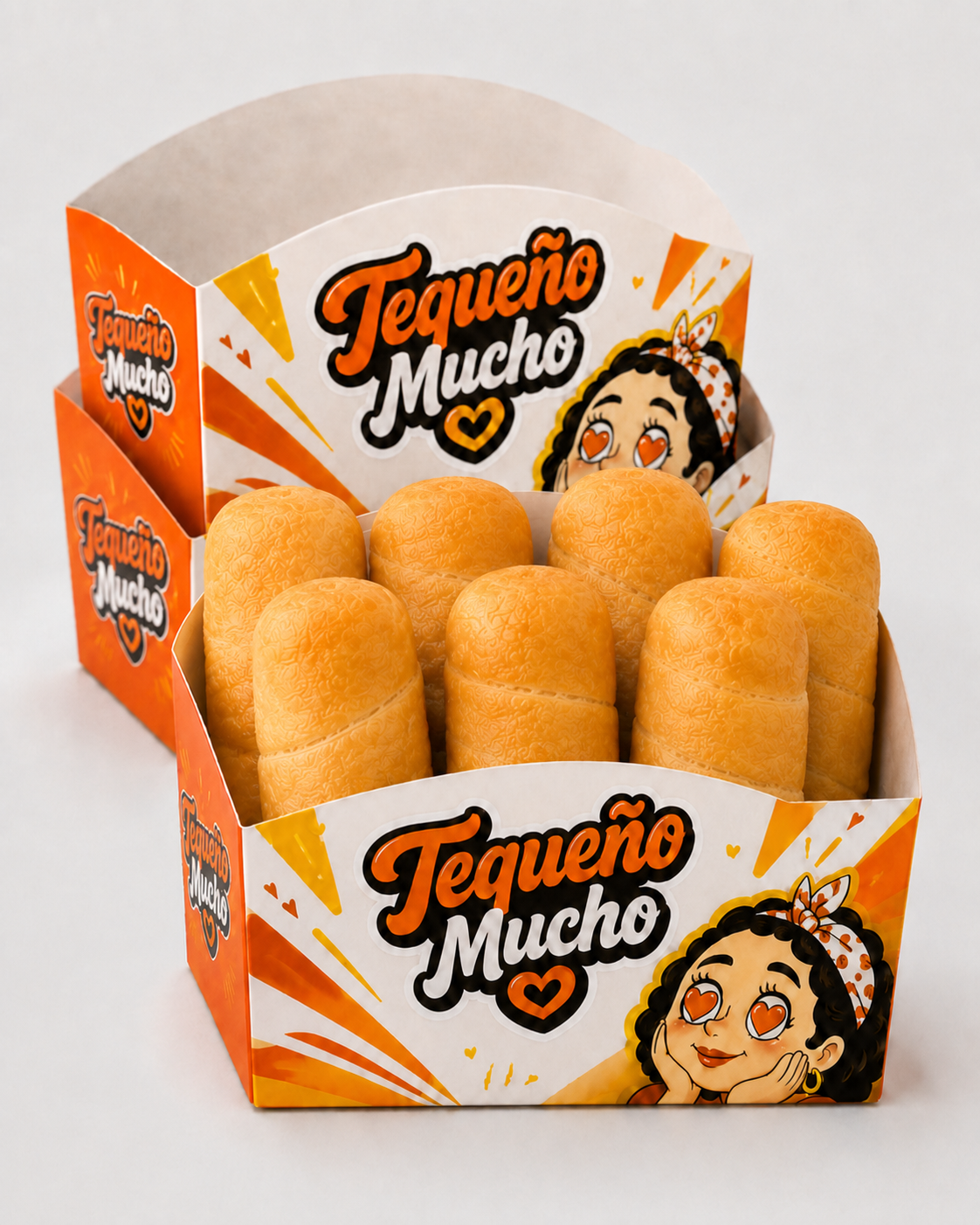 Caja para tequeños y arepas personalizada — DuoPrint