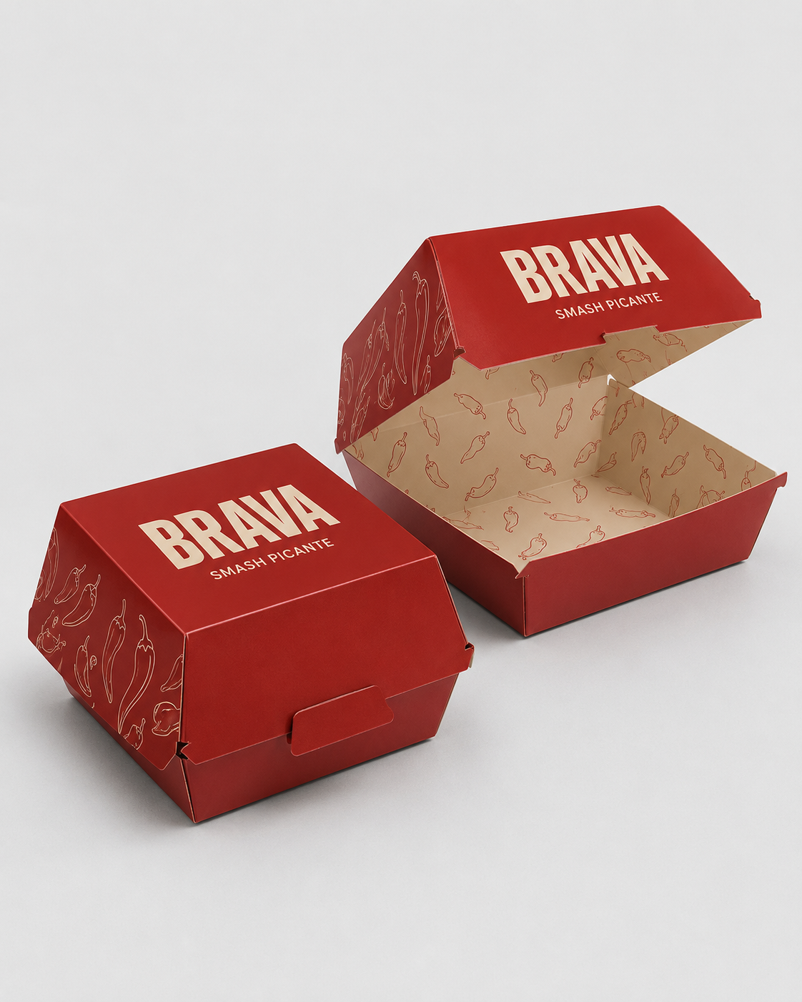 Caja tipo concha — otro diseño, marca Brava