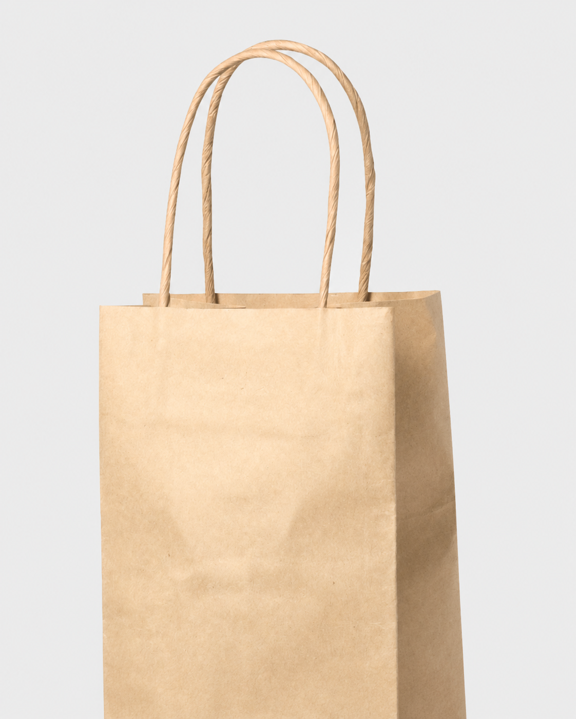 Bolsa para vino — detalle de la bolsa kraft